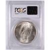 Image 4 : 1925-S PEACE SILVER DOLLAR, PCGS MS-64+ BLAST WHITE! 65 BID IS $20,500.00