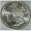 Image 2 : 1881-S MORGAN SILVER DOLLAR, ICG MS-65