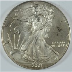 2001 SILVER AMERICAN EAGLE