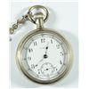Image 2 : MENS OPEN FACE NEW ERA WATCH CO. 18 SIZE SILVER POCKET WATCH, RUNNING CIRCA 1900