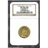 Image 1 : Austrian Netherlands. Joseph II Gold Trade 1/2 Souverain D'or 1786A, KM-35. AU55 NGC. First year and