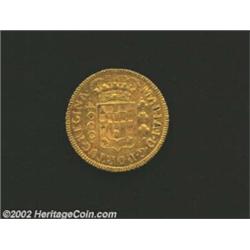 Maria I Gold 4,000 Reis 1804/2, KM225.2, Nearly XF, some luster in the legends.Ex: Schulman 1971, lo