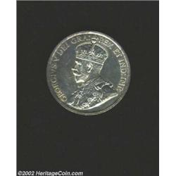 George V 50 Cents 1919, Choice AU-UNC, lightly toned and very attractive. Important notice: We expec