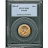 Image 1 : George V Gold Sovereign 1914C, MS62 PCGS, scarce date and quite attractive for this grade designatio