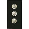George VI 10 Cents including: 1937, 1938, and 1939, KM34, Unc. with minor abrasions. 3 coins Importa