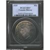 Image 1 : George VI Mirror Specimen Dollar 1939, KM38, SP67 PCGS, a limited quantity of Specimen Royal Visit c