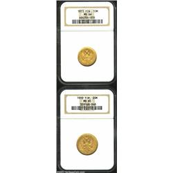 Gold 10 Markkaa 1913, MS66 NGC and Gold 20 Markkaa 1910, MS65 NGC. 2 coins Important notice: We expe