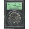 George VI Specimen dollar 1951, Head left/Canoe with date and value, KM-46, SP65 PCGS. Light golden.