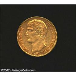 Napoleon Bonaparte, Premier Consul Gold 40 Francs L'AN 12A, KM652, VF-XF with toned luster. Quite at