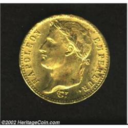 Napoleon Empereur Gold 20 Francs 1812A, KM695.1, Choice Brilliant UNC. Important notice: We expect t