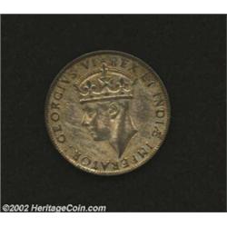 George VI Shilling 1943I, KM28.3, Very Fine. Extremely rare date and a key to the entire British Com