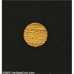 Mamluk Dynasty Gold Ashrafi Dinar circa 1500AD, al-Qahira mint (Cairo), very boldly struck. Nice XF.