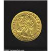 Louis XIII Gold Louis D'or 1643A, KM136.1, older head, XF with well struck details throughout.Ex: St