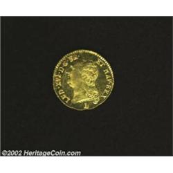 Louis XVI Gold Louis D'or 1786T, KM591.14, Choice Brilliant UNC, a beautiful coin with flashy mint l