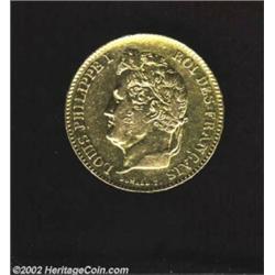 Louis Philippe I Gold 40 Francs 1831A, KM747.1, VF-XF, attractive example with mint luster. Importan