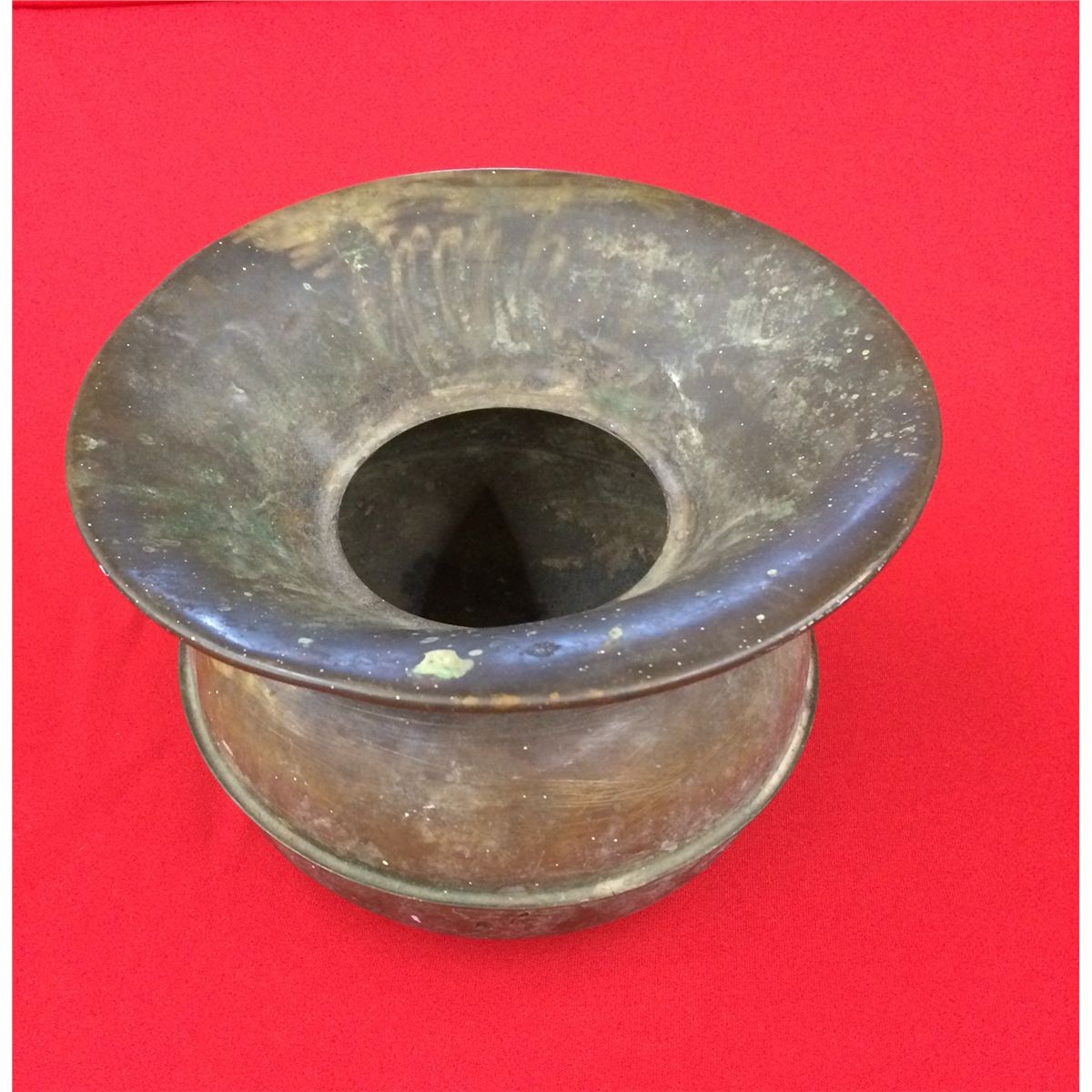 Vintage Brass Spittoon