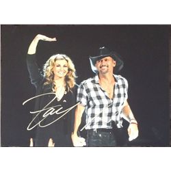 Tim McGraw and Faith Hill – Multi Signed Photo
