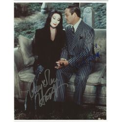 Raul Julia & Angelica Houston (Addams Family) – Multi Signed Photo