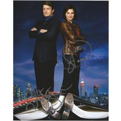 Nathan Fillion & Stana Katic (Castle) – Multi Signed Photo
