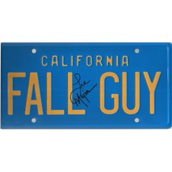 Lee Majors (The Fall Guy) – Signed License Plate