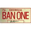 Image 1 : Burt Reynolds (Smokey and the Bandit) - Signed License Plate