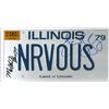 Image 1 : Matthew Broderick & Jennifer Grey (Ferris Bueller’s Day Off) – Signed License Plate