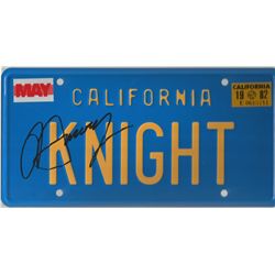 David Hasselhoff (Knight Rider) – Signed License Plate
