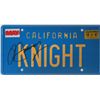 Image 1 : David Hasselhoff (Knight Rider) – Signed License Plate