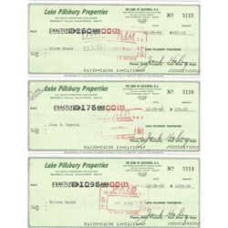Jack Haley – Signed Canceled Bank Checks