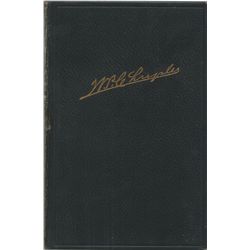 Walter P Chrysler – Signed Personal Book (RARE!!!)