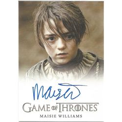 Maisie Williams (Game of Thrones) – Signed Chase Card