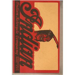 Steve McQueen – Personally Owned 1929 Indian Brochure