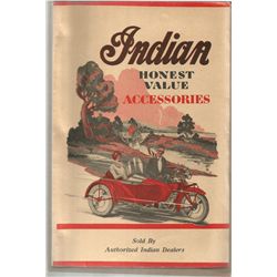 Steve McQueen – Personally Owned 1929 Indian Catalog