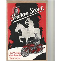Steve McQueen – Personally Owned 1926 Indian Brochure