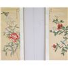 Image 5 : Set of 4 Chinese Paintings Flowers & Birds Scroll