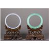 Image 3 : 2 Pieces Chinese Hardstone Bangles