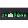 7 Pieces Green Jadeite & Hardstone Pendants
