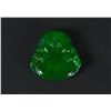 Chinese Emerald Green Jadeite Buddha Pendant
