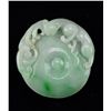 Fine Chinese Celadon Jadeite Carved Bixie Pendant