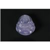 Chinese Lavender Jadeite Buddha Pendant