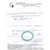 Image 4 : Grade A Burmese Jadeite Bangle w Cert