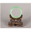 Image 3 : Chinese Green Jadeite Carved Bangle