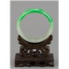 Image 1 : Chinese Apple Green & Emerald Green Jadeite Bangle