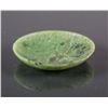 Image 3 : Chinese Spinach Green Nephrite Carved Saucer