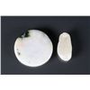Image 1 : 2 Pieces Chinese Jade Carved Pendants