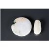 Image 3 : 2 Pieces Chinese Jade Carved Pendants
