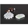 Image 3 : Chinese Green Jade and Hardstone Pendants
