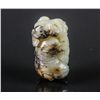 Image 2 : Chinese Two Colour Jade Carved Man w/ Baby
