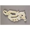 Image 2 : Chinese White Jade Archaistic Dragon Carved