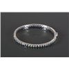 Image 4 : Sterling Silver Sapphire Bangle Cert Value $1350